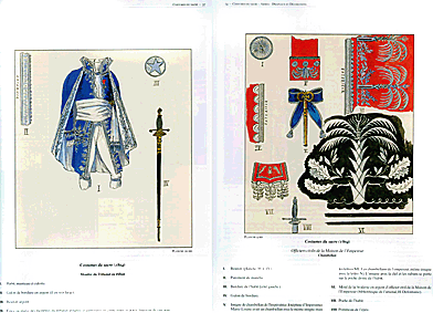 Costumes du Sacre Armes-Drapeaux et Decorations