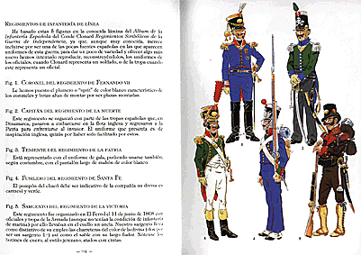 Uniformes militares espanoles de la guerra de independencia 1808-1814