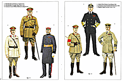 Men at war 1914-45  64 - ALLIED COMMANDERS OF WORLD WAR I General Joseph Joffre: France, 1914