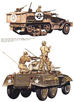 OSPREY VANGUARD 11 - U.S. 2nd Armoured Division 1940-1945