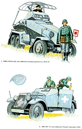 OSPREY VANGUARD  25. German armoured cars and reconnaissance half-tracks 1939-45