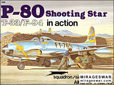 Squadron Signal  - Aircraft In Action 1040 P-80 Shooting Star