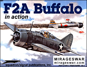 Squadron Signal  Aircraft In Action 1081  F2A Buffalo in action