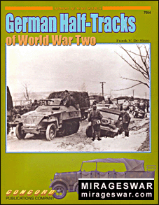 Concord - 7054 - [Armor At War Series] German Half-Tracks of World War Two