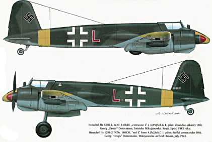 Kagero Miniatury lotnicze  8 - Hs 129 in combat Sch.G i Sch.G2