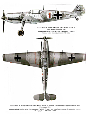 Kagero - Bitwy Lotnicze 12004  Messerschmitt Bf 109 T