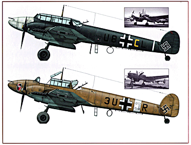 The messerschmitt Bf-110 in color profile 1939-1945 ( SCHIFFER)