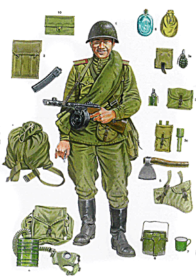Osprey Warrior 123 - Soviet Rifleman 1941-45