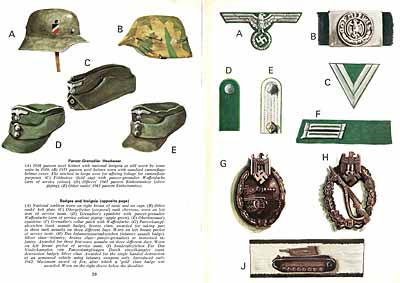 Almark Wehrmacht illustrated No. 3  Panzer Grenadiers. German Infantry & its equipment 1939-45 (Almark Publishing)