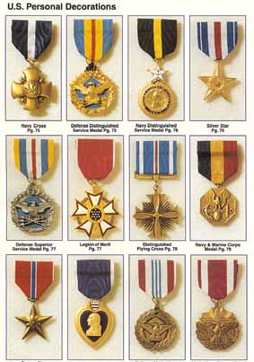 Decorations, Medals, Ribbons, Badges & Insignia of the United States Navy  World War II to Present