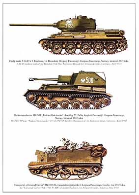 Wydawnictwo Militaria 132 - I Korpus Pancerny 1944 - 1945