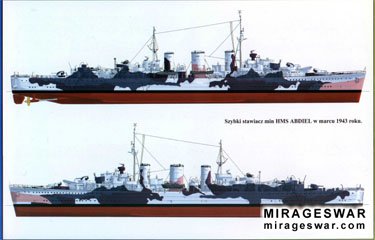Brytyjskie stawiacze min HMS ABDIEL & HMS ARIADNE (Profile Morskie 20)