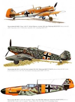 Wydawnictwo Militaria 105 - Messerschmitt Bf-109 in Color