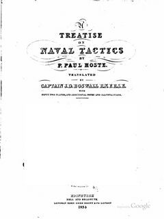 A treatise on naval tactics