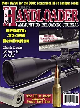 Handloader Journal  261 - August 2009