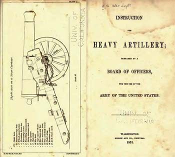 Instruction for Heavy Artillery [Gideon & Co. 1851]