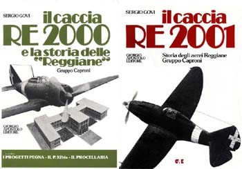 Storia degli Aerei Reggiane Gruppo Caproni. Il Caccia Re.2000 & Il Caccia Re.2001