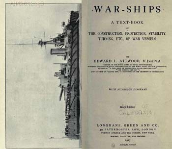 War-Ships [Longmans, Green & Co. 1917]