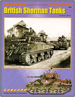 British Sherman Tanks ( Concord - Armor at War 7062)