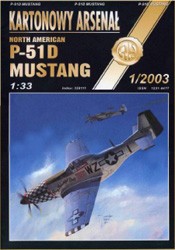 Halinski Kartonowy Arsenal 1/2003 P-51D Mustang