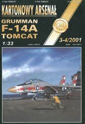F-14A Tomcat-Halinski Kartonowy Arsenal (3-4`2001)