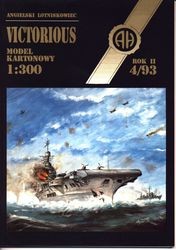 Angielski Lotniskowiec Victorious -Halinski Kartonowy Arsenal (4`1993)
