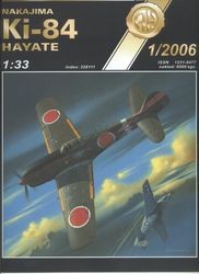 Nakajima Ki-84 Hayate - Halinski Kartonowy Arsenal (1`2006)