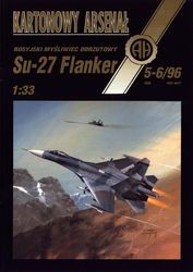Su-27 Flanker - Halinski Kartonowy Arsenal (5-6`1996)