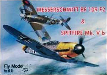 Fly Model  85 - Messerschmitt Bf.109 F2 & Spitfire Mk. Vb