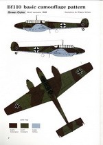 Bunrin Do Famous Airplanes of the world 041 Messerschmitt Bf 110 Zerstorer & Nachtjager