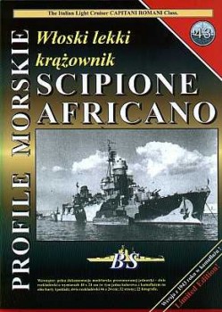 Wloski lekki krazownik Scipione Africano ( Profile Morskie 43 )