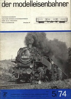 Modell Eisenbahner 1974-05