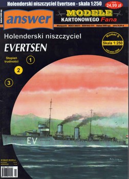 Holenderski niszczyciel Evertsen (Answer MKF 2008/06)