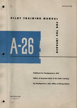 A-26 Invader PILOT TRAINING MANUAL