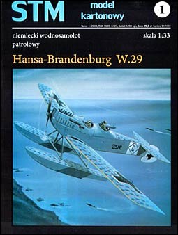 Hansa-Brandenburg W.29 ( STM Model kartonowy 1)