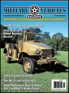 Military Vehicles Magazine No. 95 - February 2003
