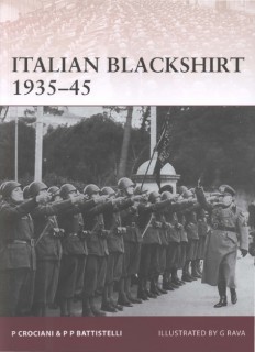 Italian Blackshirt 1935-45 (Osprey Warrior 144)