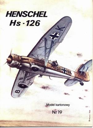 ModelCard 19 - Henschel Hs-126