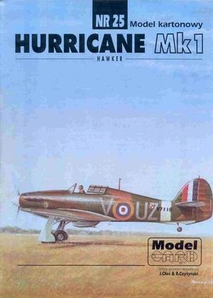 ModelCard 25 - Hawker Hurricane Mk.I