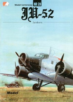 ModelCard №28 - Junkers Ju-52.3m