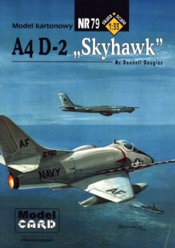 ModelCard 79 - Mc Donnell Douglas A4D-2 "Skyhawk"