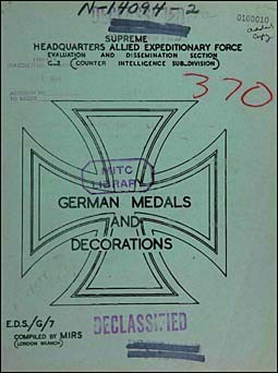 German Medals and Decorations