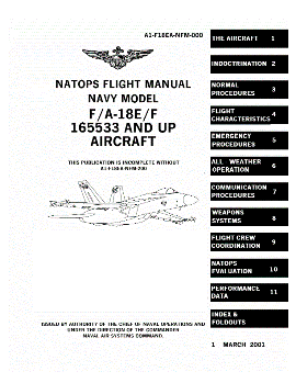 NATOPS Flight Manual   F/A-18 E/F