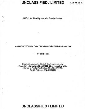 The MiG 23 Mystery in Soviet Skies
