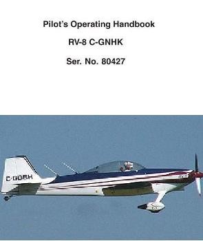 Pilots Operating Handbook RV-8C-GNHK