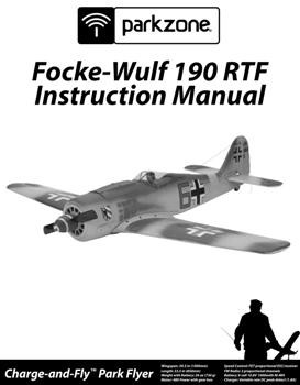 Focke-Wulf 190 RTF Instruction Manual