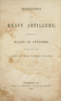 Instruction for heavy artillery
