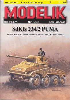 Modelik 3 2003 - SdKfz 234/2 Puma