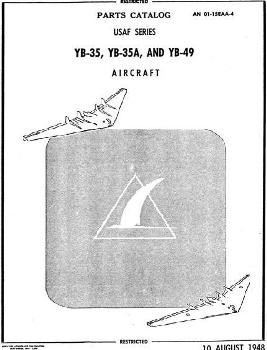 Parts catalog. USAF series YB-35, YB-35A, and YB-49 aircraft