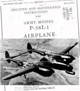 Erection and maintenance Instructions for Army model P-38L-1 Airplane. Part 2